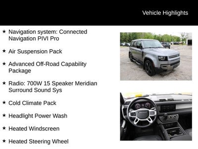 2023 Land Rover Defender 110 X-Dynamic SE $83K MSRP/AIR SUSPENSION/22" WHEELS